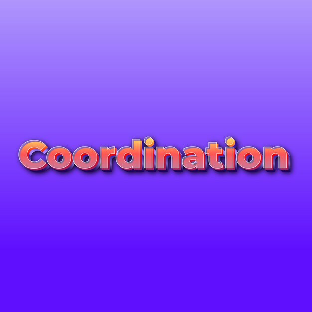CoordinationText effect JPG gradient purple background card photo
