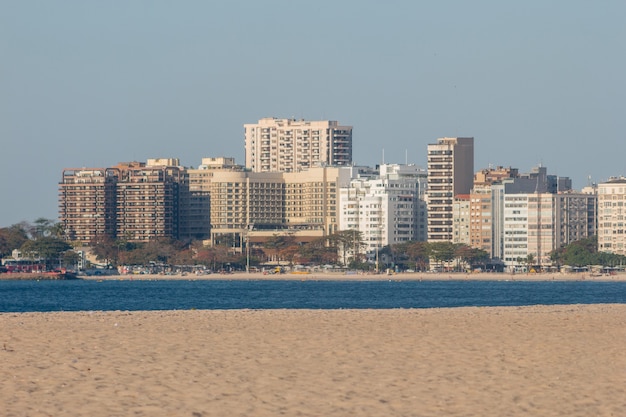 Copacabana Beach in Rio de Janeiro, Brazil.