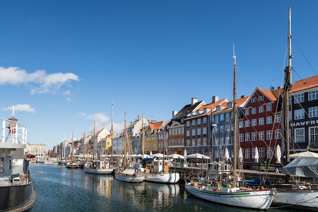 Copenhagen, Denmark. Nyhavn harbour