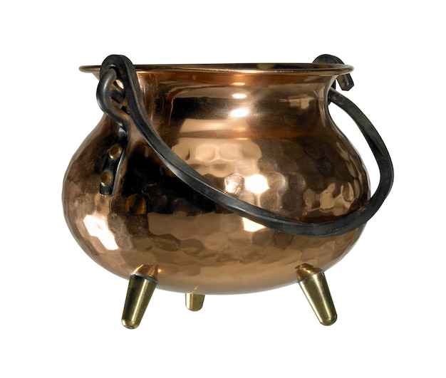 Photo copper cauldron