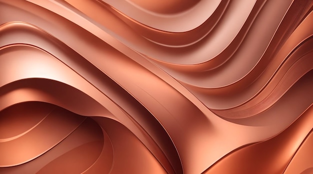 Copper Elegance Radiance Dynamic Sheets met rijke kleurgolven