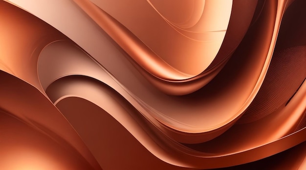 Copper Elegance Radiance Dynamic Sheets met rijke kleurgolven