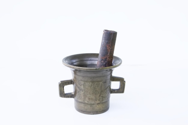 銅製のすり鉢とすりこぎ ビンテージ キッチン ツール