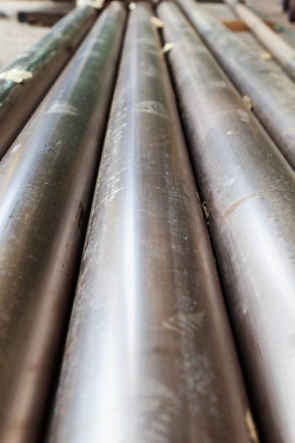 Photo copper pipe alloy nickle on the oil industry.