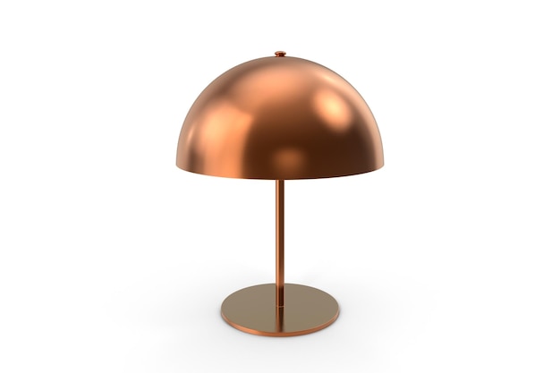 Photo copper table lamp 3d design