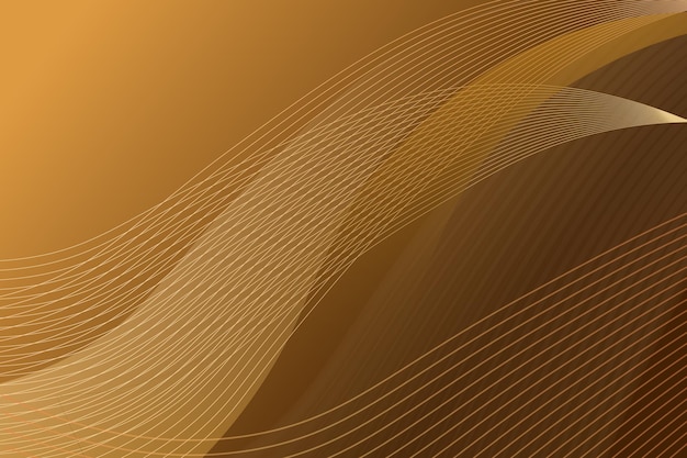 Copper waves background