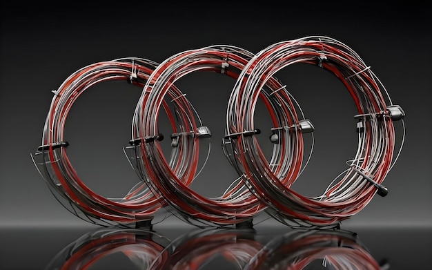 copper wire coil ai generated