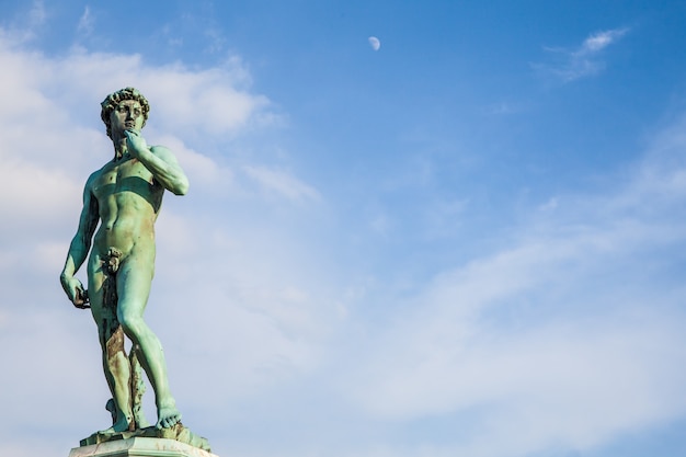 Copy of Michelangelo's David in Piazzale Michelangelo, Florence, Italy