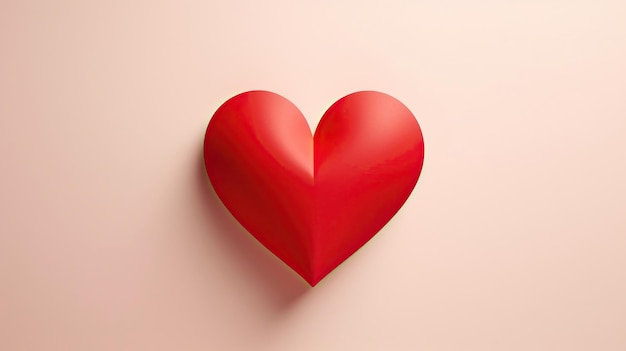 Фото Копия пространства в форме сердца валентина на изолированном фоне