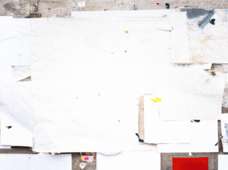 फोटो copy space paper poster on a wall blank place texture or background