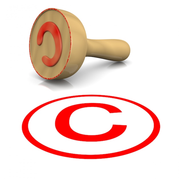 Copyright stempel