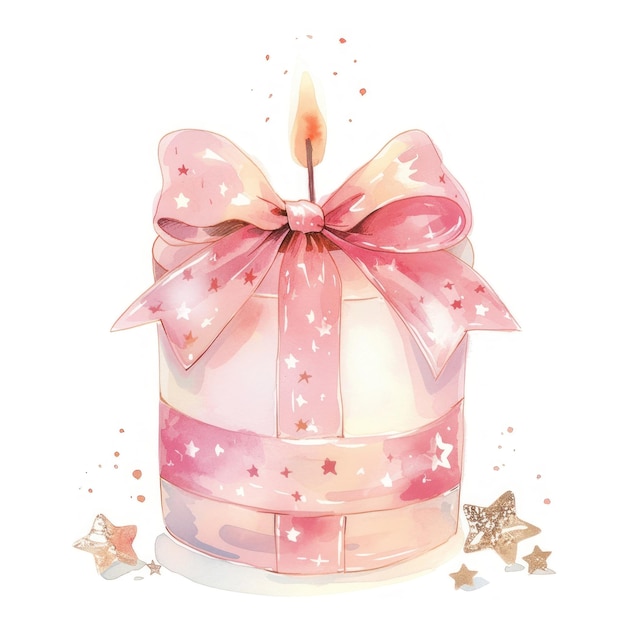 coquette candle dessert wedding cake