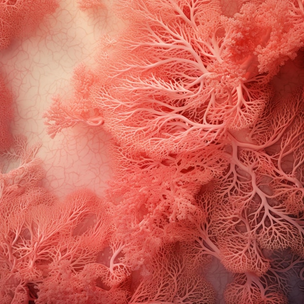 Coral abstract textured background with fine details Job ID f9b431d8948f44fe842545c34deb49e7