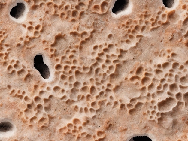 Coral fossil mineral texture detail