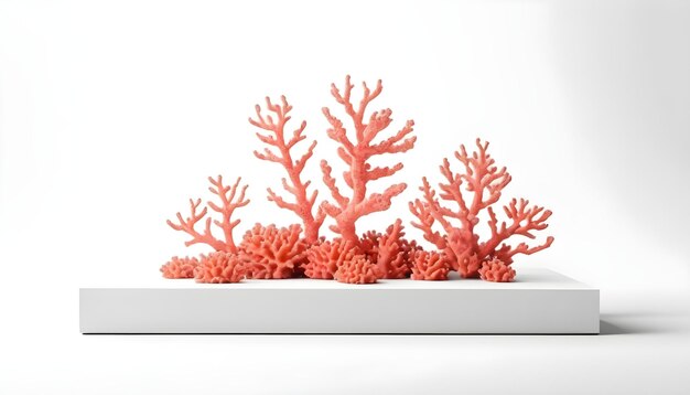 Coral isolated on white background