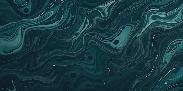 コーラルミラージュの深海の抽象的な大理石の渦巻き