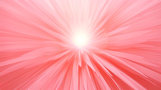 Coral Pink Sunburst Background