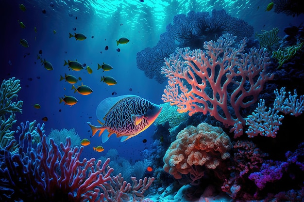 写真 海のサンゴ礁