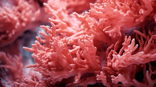 Photo coral soft background