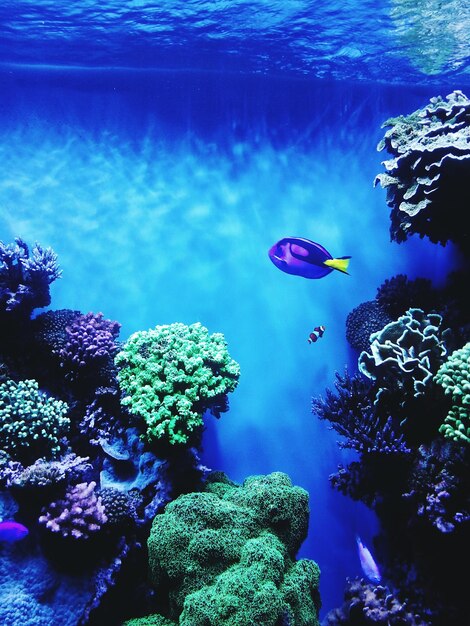 Coral underwater