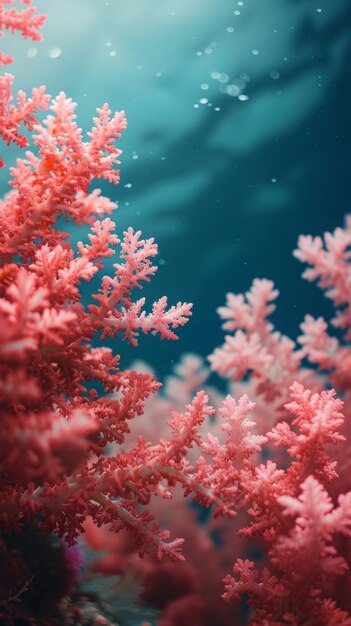 corals seascape vertical background