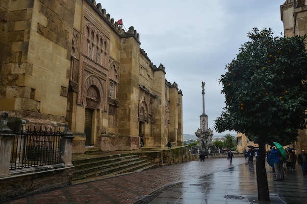 Cordoba op een regenachtige herfstdag