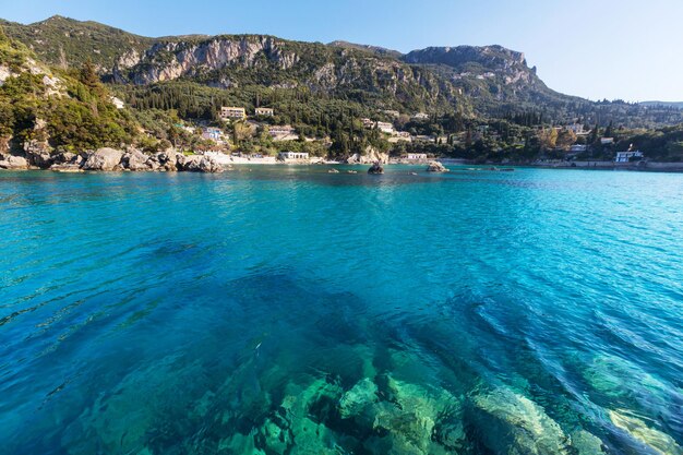 Corfu coast