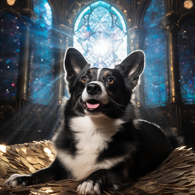 Photo corgi art