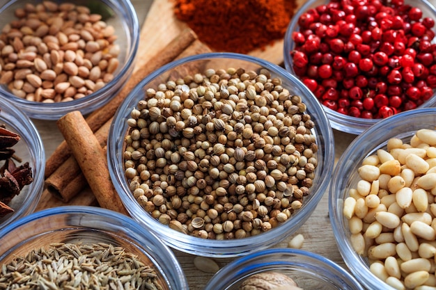 Coriander and other spices