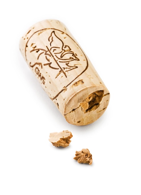 Photo cork of wine bottle