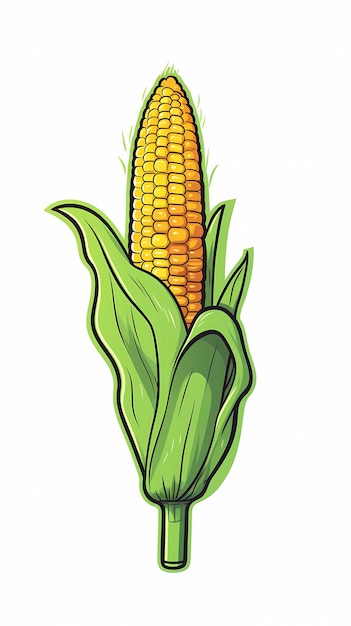 Corn 2d sprite with transparent background