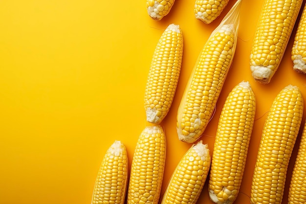 Corn background and copy space