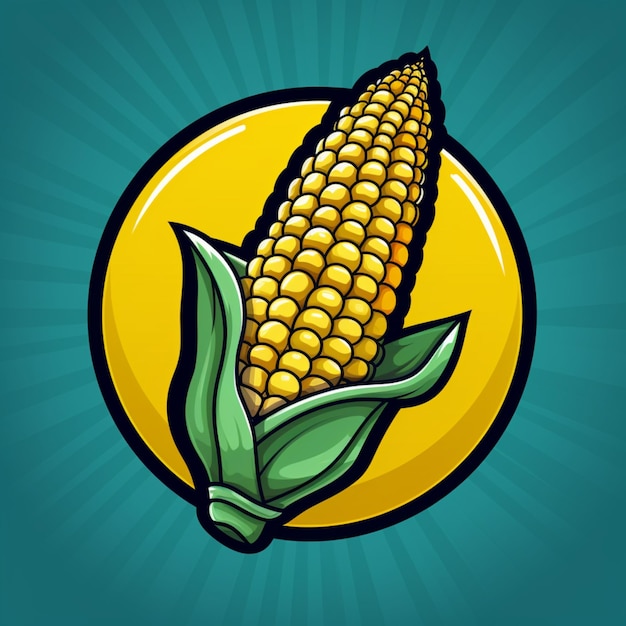 Photo corn cartoon logo