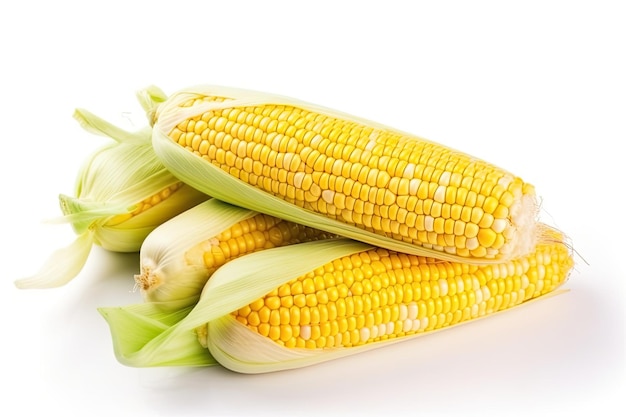 Corn on the cob is a staple of the diet.