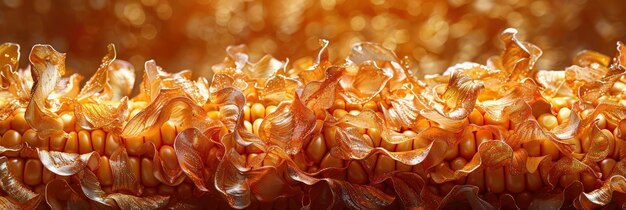 Corn on the cob Summer abstract background