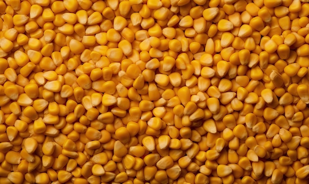 Corn on a dark background Generative AI