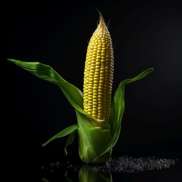 corn ear isolated