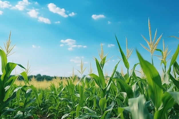 Corn field background