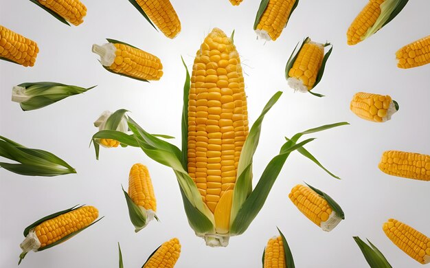 Photo corn floating