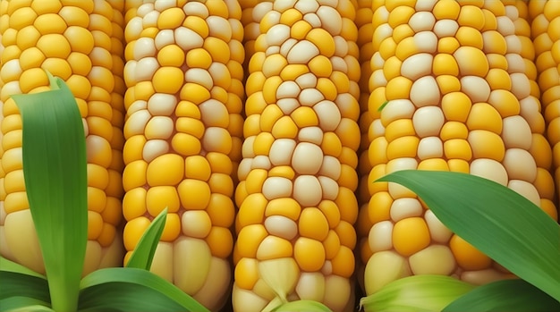 Corn flour background ai generative