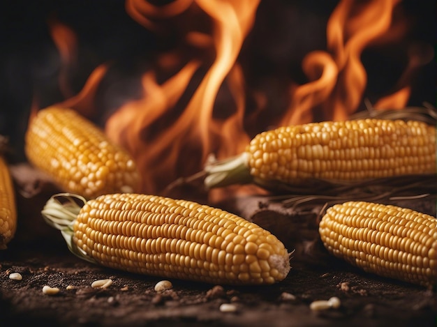 Corn on the grill Festa Junina