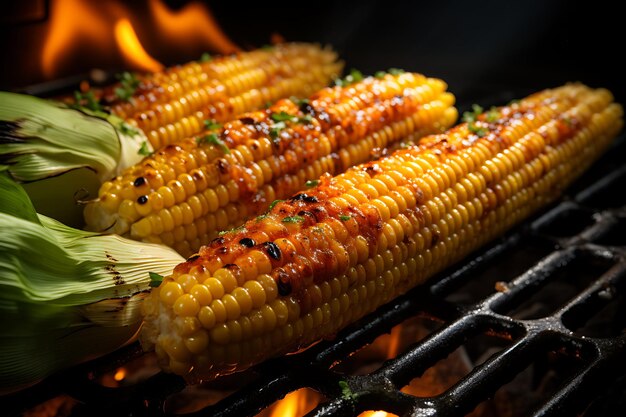 Corn on the grill summer bbq delight corn photography