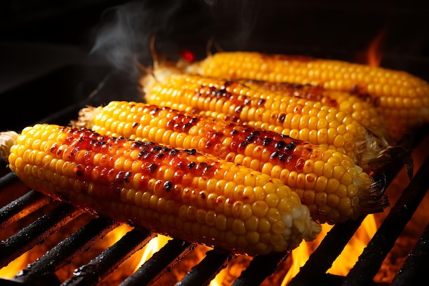 Corn on the grill summer bbq delight corn photography