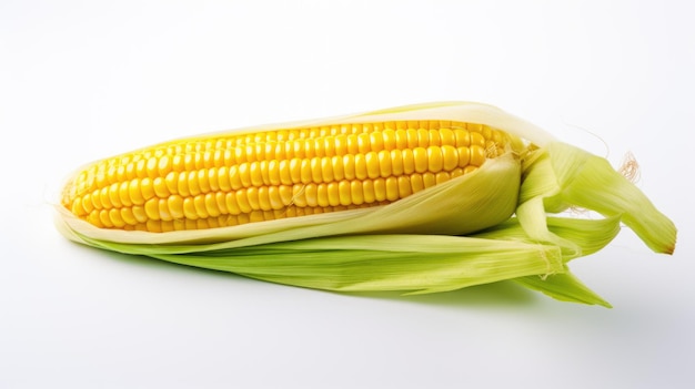 Corn isolated on a white background