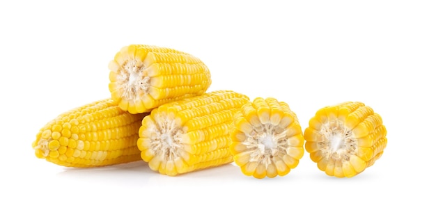 Corn isolated on white background