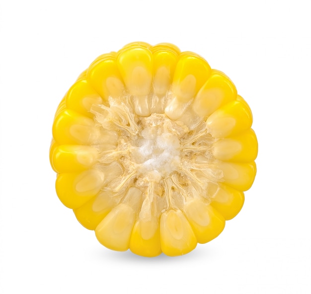 Corn isolated on white background