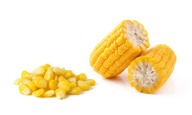 Corn isolated on white background