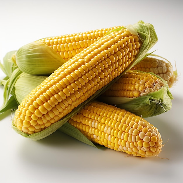 corn isolated on a white background