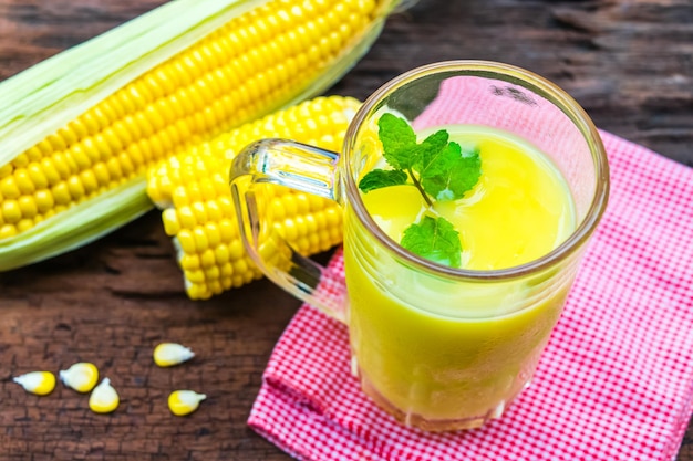 Photo corn juice