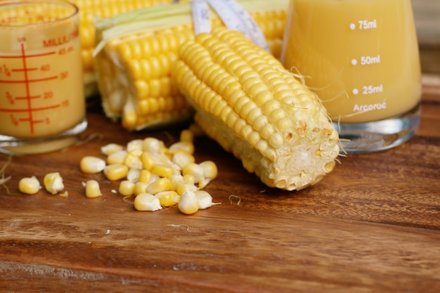 corn milk and sweet corn